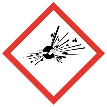 Étiquette CLP Matière explosive