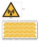 Picto DANGER RADIATIONS NON IONISANTES - W005 - Norme ISO 7010 Picto DANGER RADIATIONS NON IONISANTES - W005 - Norme ISO 7010