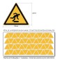 Pictogramme DANGER TRÉBUCHEMENT - W007 - Norme ISO 7010 Pictogramme DANGER TRÉBUCHEMENT - W007 - Norme ISO 7010