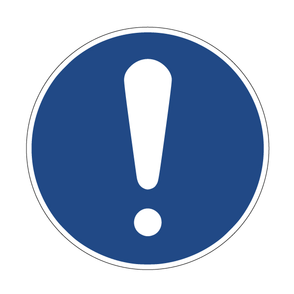 Pictogramme OBLIGATION GÉNÉRALE - M001 - ISO 7010
