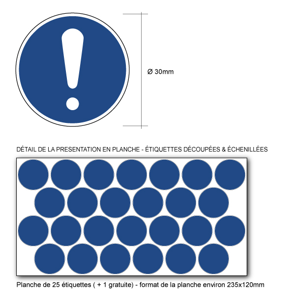 Pictogramme OBLIGATION GÉNÉRALE - M001 - ISO 7010 Pictogramme OBLIGATION GÉNÉRALE - M001 - ISO 7010