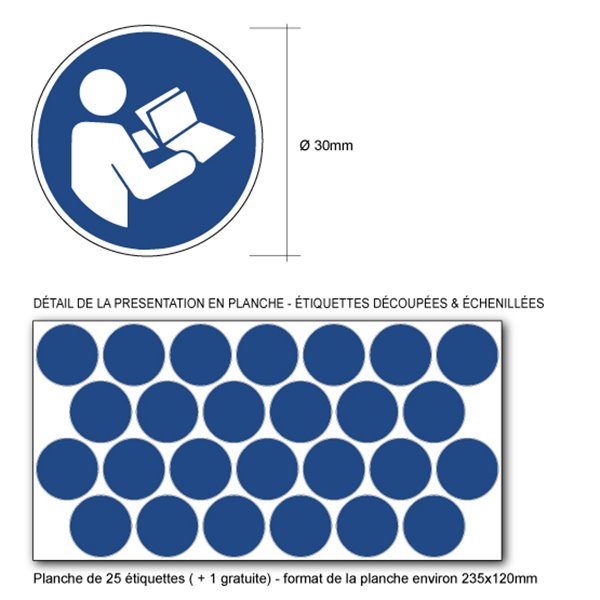 Pictogramme CONSULTER LE MANUEL - M002 - ISO 7010 Pictogramme CONSULTER LE MANUEL - M002 - ISO 7010