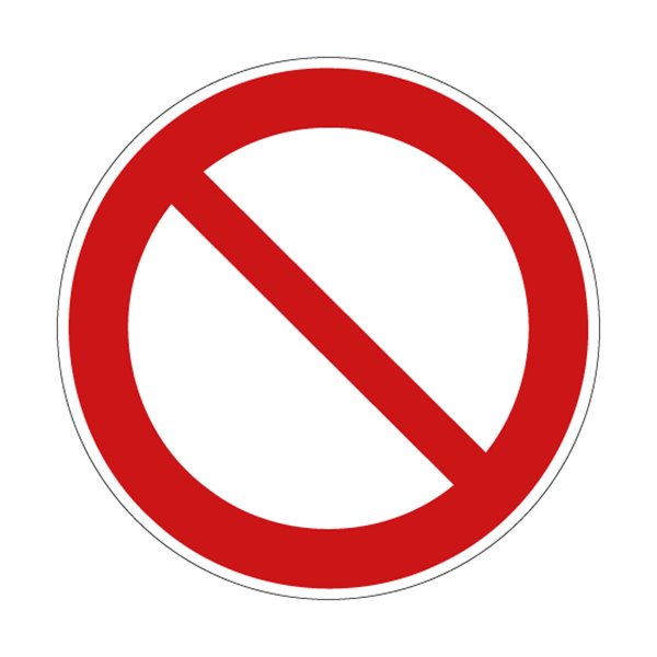 Pictogramme INTERDICTION - P001 - ISO 7010