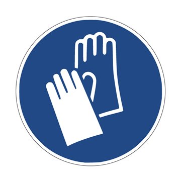 Pictogramme GANTS DE PROTECTION OBLIGATOIRES - M009 - ISO 7010