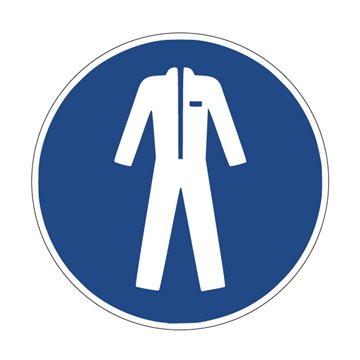Pictogramme VÊTEMENTS DE PROTECTION OBLIGATOIRES - M010 - ISO 7010