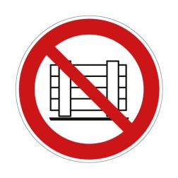 Pictogramme NE PAS OBSTRUER- P023 - ISO 7010