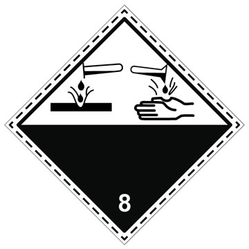 Étiquette Classe 8 - couverture