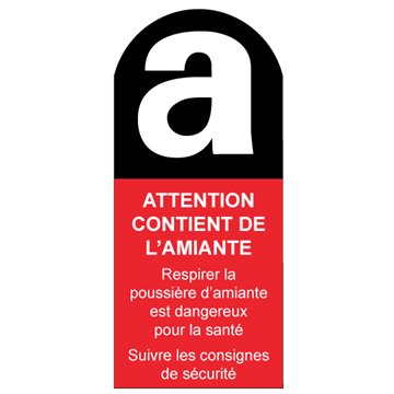 Étiquette Amiante